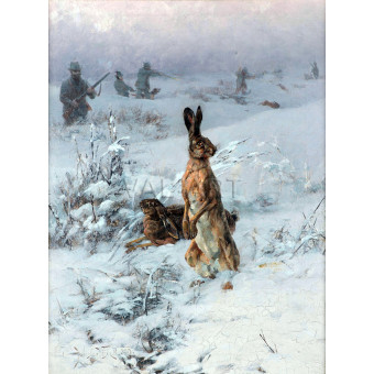 РЕПРОДУКЦИИ НА КАРТИНИ На лов (1892)